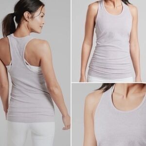 athleta grey speedlight racerback tank medium